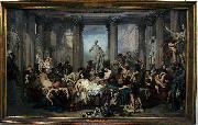 Thomas Couture The Romans of the Decadence Spain oil painting artist